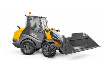 cargadoras con chasis articulado mecalac