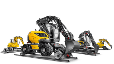 construccion vias ferreas mecalac